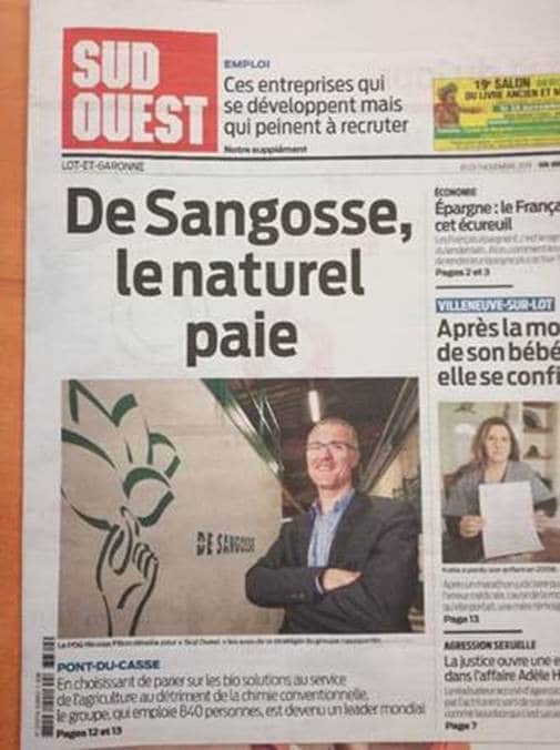 De Sangosse dans le presse